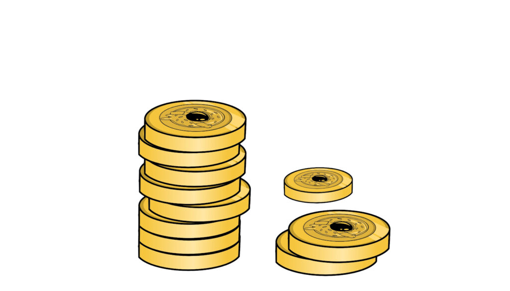 Stack of TFT Coins