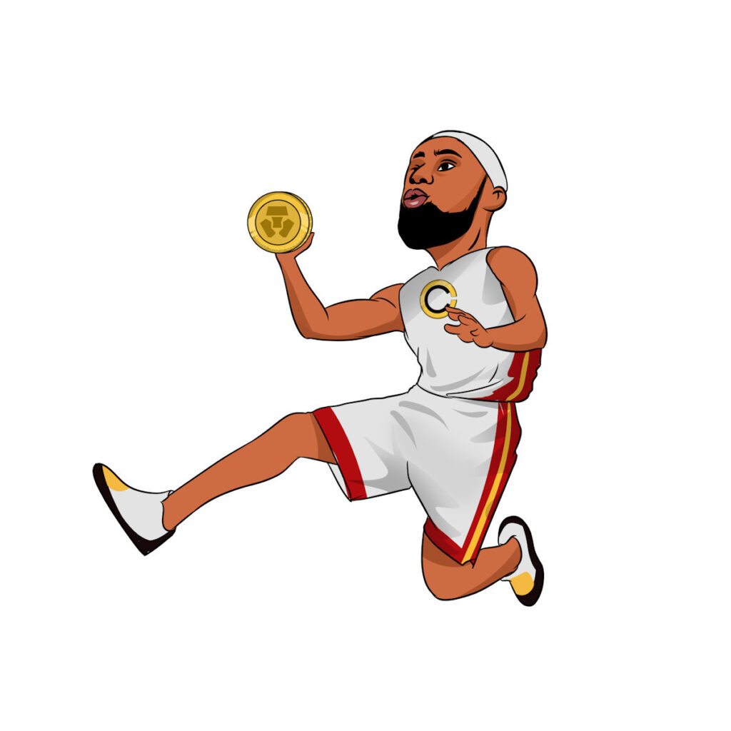 Lebron James Laying Up CRO Token from Crypto.com