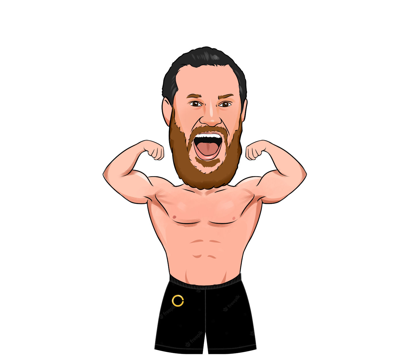 Conor McGregor's War Face for Weigh-In, Pre-Fight