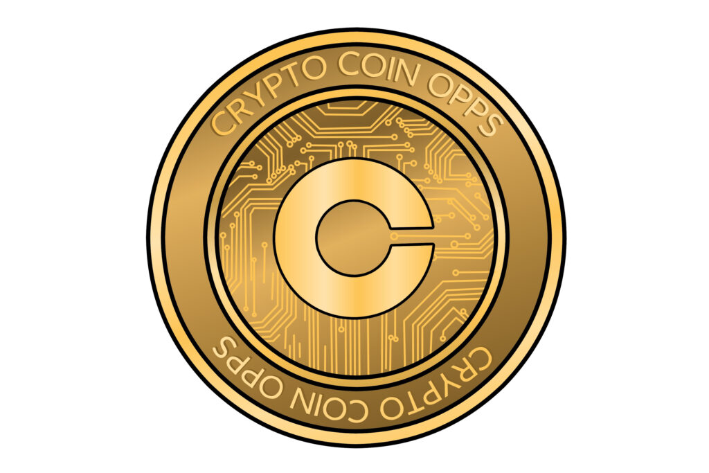 Coinbase Token Artwork Ⓒ 2023 – Crypto Coin Opps