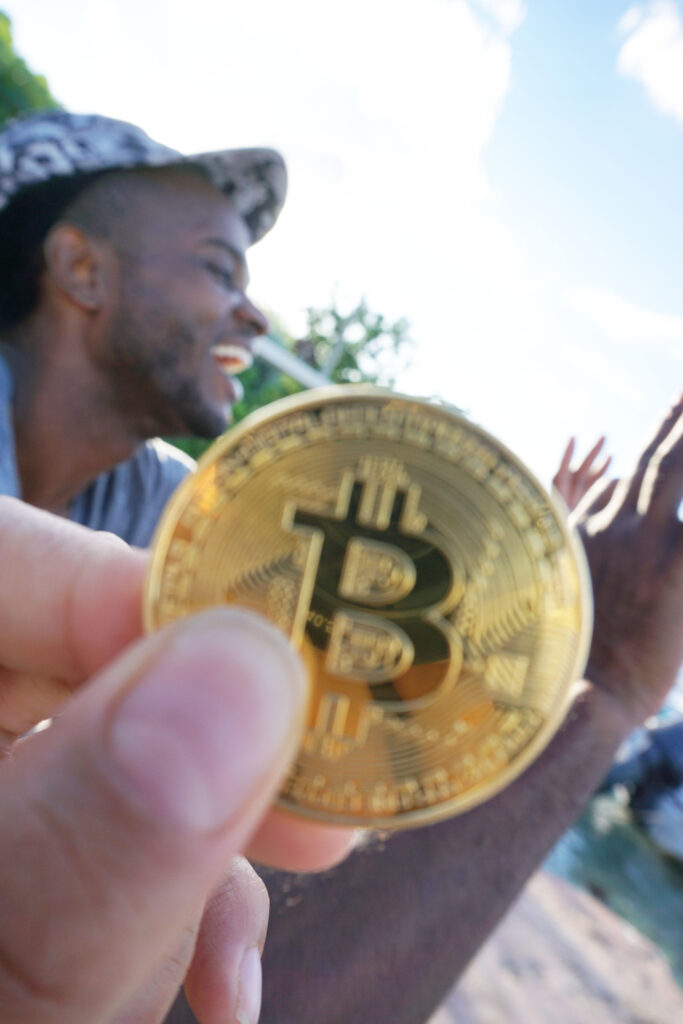 Man joyous behind Bitcoin's rise Ⓒ 2023 – Crypto Coin Opps