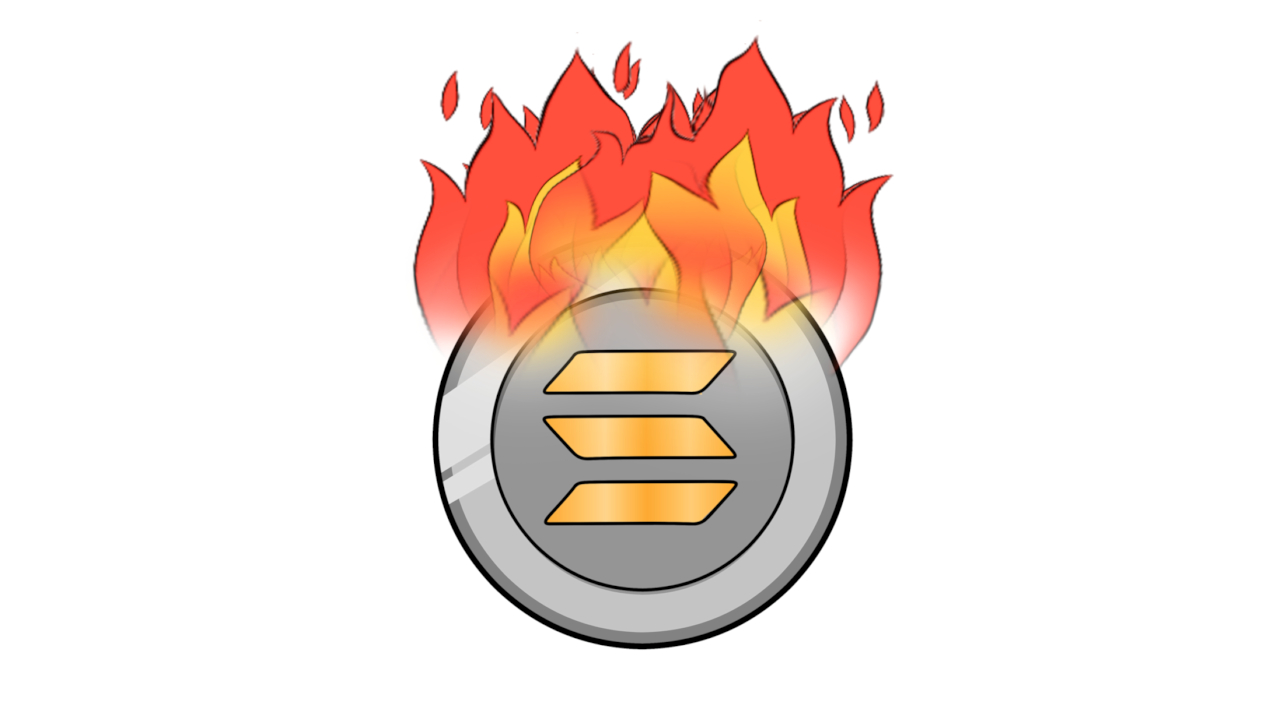 Solana Token on Fire Ⓒ 2023 – Crypto Coin Opps