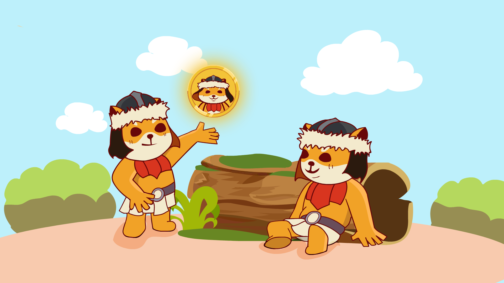 Golden Inu Shows Glowing Token That's Rising in Value Ⓒ 2023 – Crypto Coin Opps